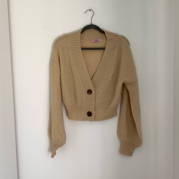 Beige Nuzzle Cardigan - Picture 4 of 7